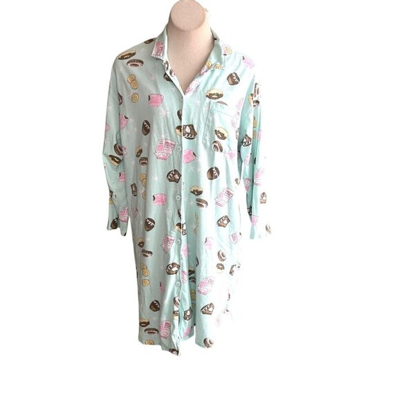 Nordstrom Intimates Milk and Donuts Sleep Shirt One Size - Picture 1 of 9